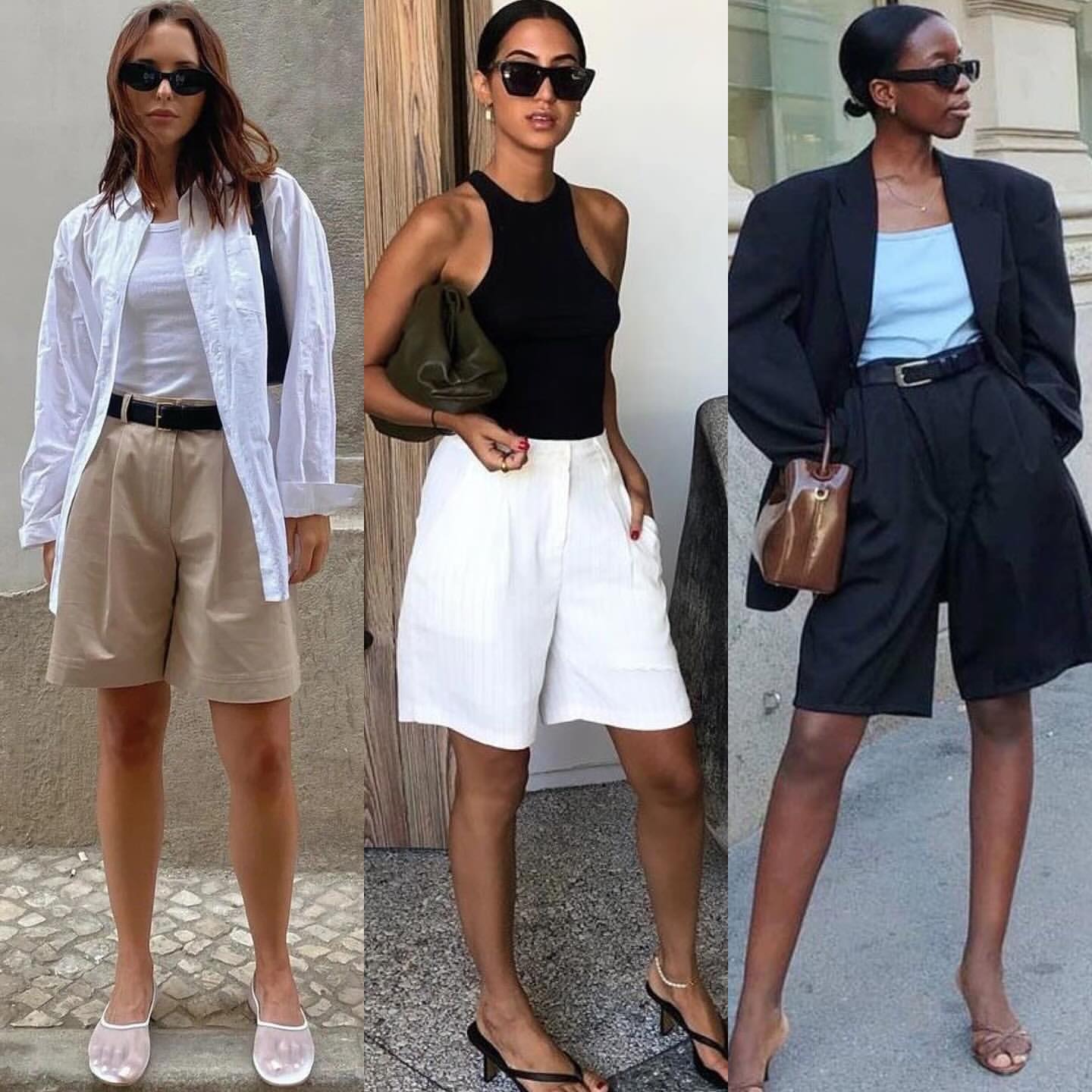 Шорти-бермуди залишаються на піку популярності цього літа: з чим носити трендову річ